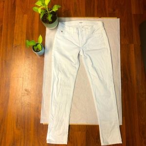 Hudson Muse Crop Jeans White 26